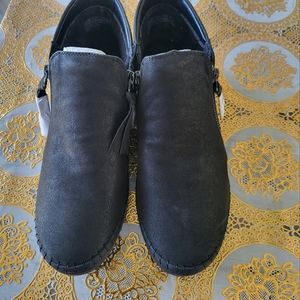 Easy Street Womens Shalina Booties, BLACK, Size 11W